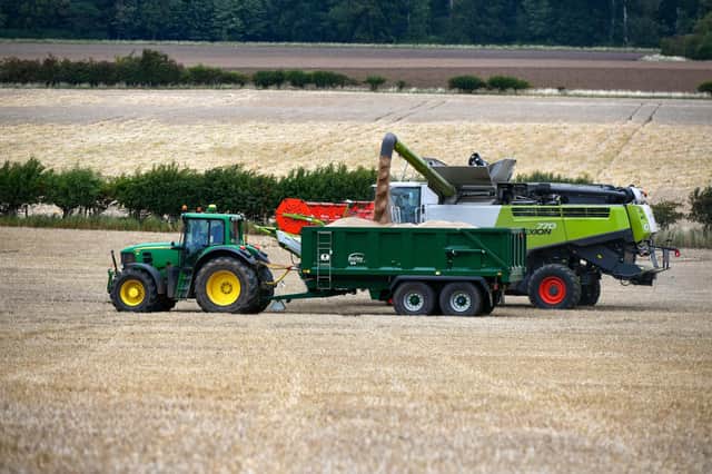 More farming vehicles will be on the roads of Northumberland during harvest time. Picture Michael Gillen.