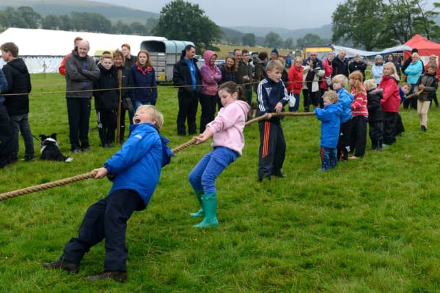 Ingram Show 2015. Pull! Tug-of-War fun.