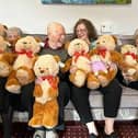 Residents at RMBI Care Co. Home Scarbrough Court delighted with their new Teddies for Loving Care (TLC) bears.