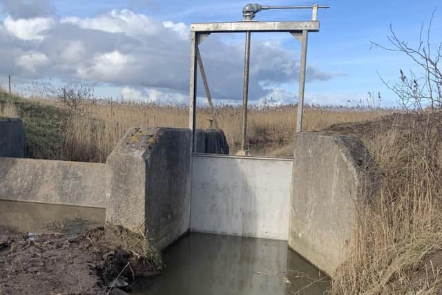 Sluice structures have been replaced at the East Chevington site. Picture: Sophie Webster