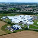 The Northumbria Specialist Emergency Care Hospital site in Cramlington, with the new Northumbria Sterile Processing Centre in the foreground.