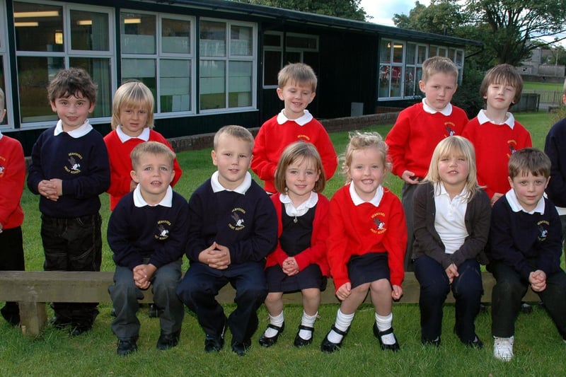 Seahouses First School starters in Mrs Ferguson's Reception Class in 2011.