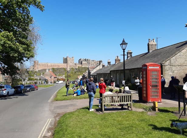 Bamburgh is one of the most popular visitor destinations on the Northumberland coast.