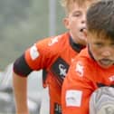Cameron has loved playing rugby from an early age. Picture: Cameron Cullen