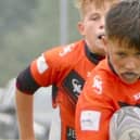 Cameron has loved playing rugby from an early age. Picture: Cameron Cullen
