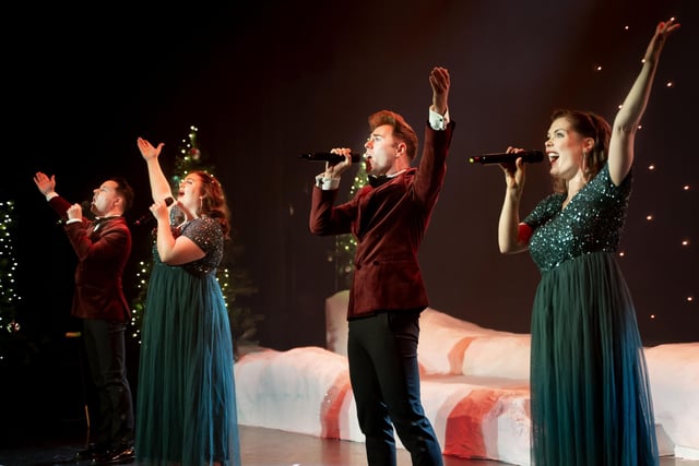 The stars of A Musical Christmas at the Playhouse.