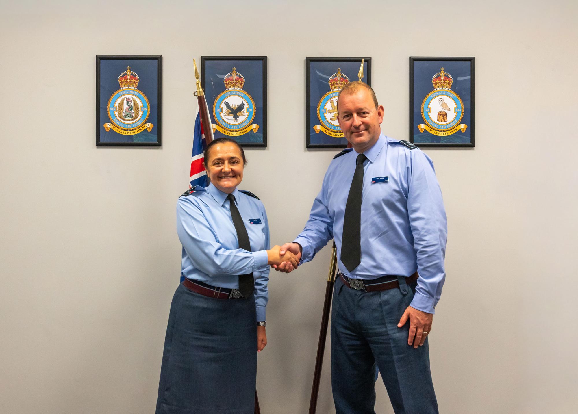 RAF Boulmer begrüßt nach einem Kommandowechsel ein bekanntes Gesicht ...