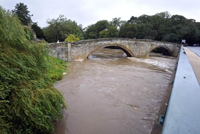 The River Coquet in Warkworth.