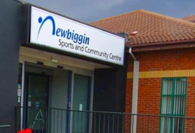 Newbiggin Sports and Community Centre.