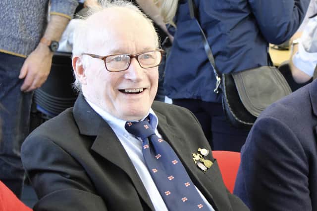 Rodney Burge honoured for a lifetime’s service with RNLI. Picture: The Ambler