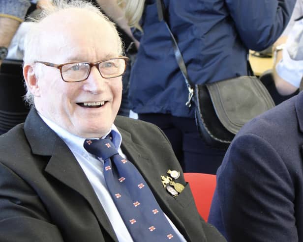 Rodney Burge honoured for a lifetime’s service with RNLI. Picture: The Ambler