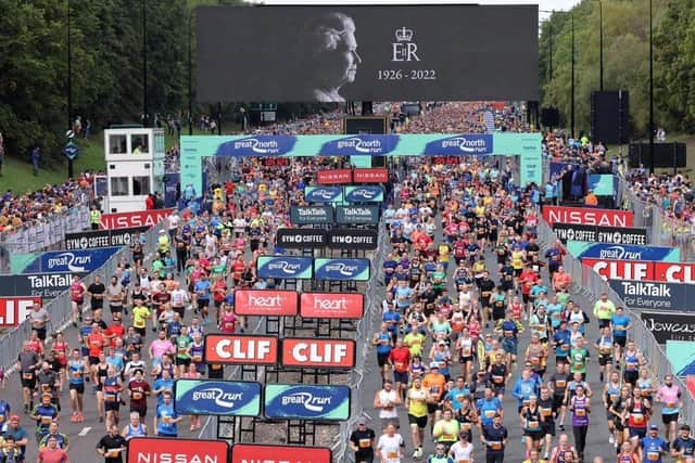 “The Great North Run began with a minute’s silence in respect of the Queen’s passing, whilst ensuring there was an opportunity for everyone to come together and to raise millions of pounds for good causes.”