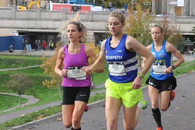 Rachelle Falloon in action in Edinburgh's 10k at the weekend.