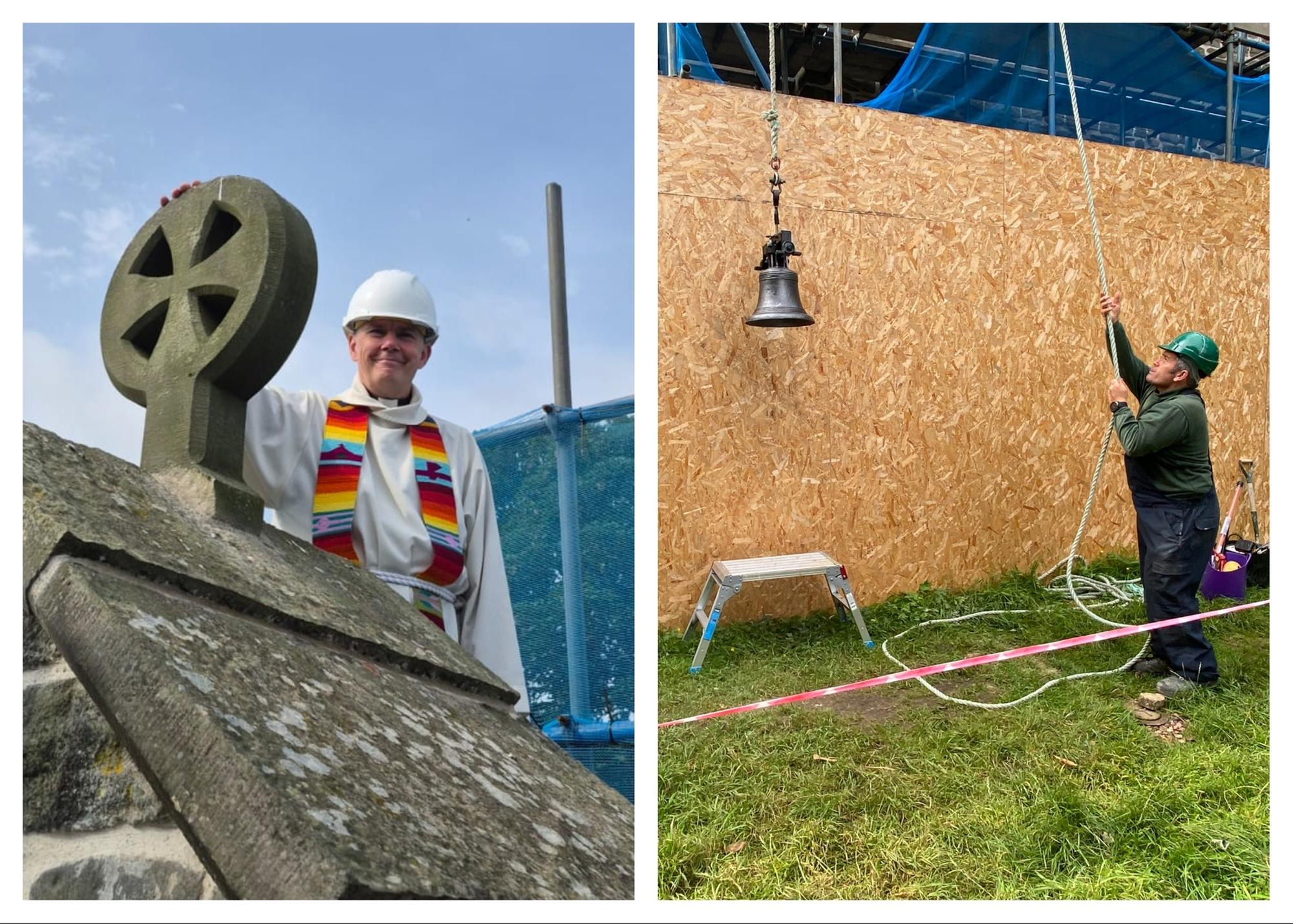 Historic bell rings out again at Northumberland church for first time in ...