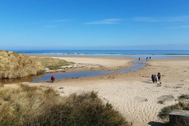 A route from the first car park on The Wynding next to Mill Brook is the easiest way for wheelchair users to access the beach.