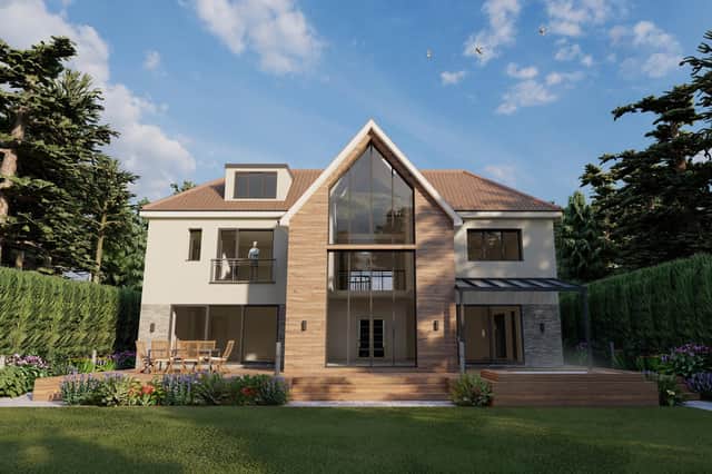 A CGI artist’s impression of how Leela Homes’ property in Darras Hall will look once completed.