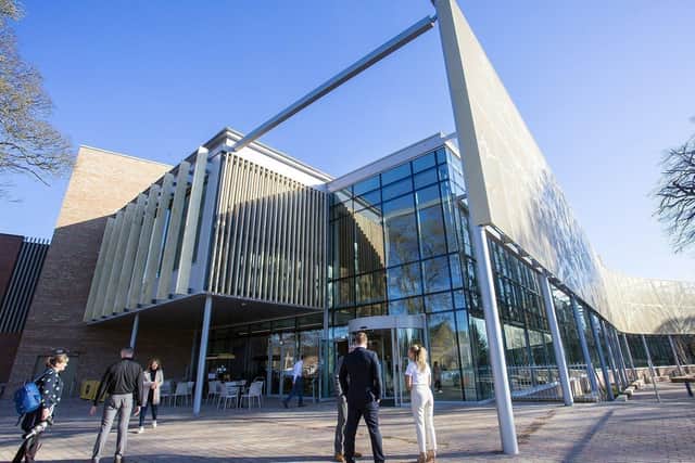 Morpeth Library is located in the Morpeth Sports and Leisure Centre.