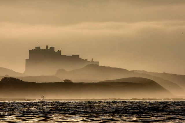 Another great shot from Jane Coltman, called Mist Lifts by Bamburgh Castle.