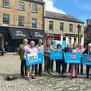 Anne-Marie Trevelyan campaigning in Alnwick.