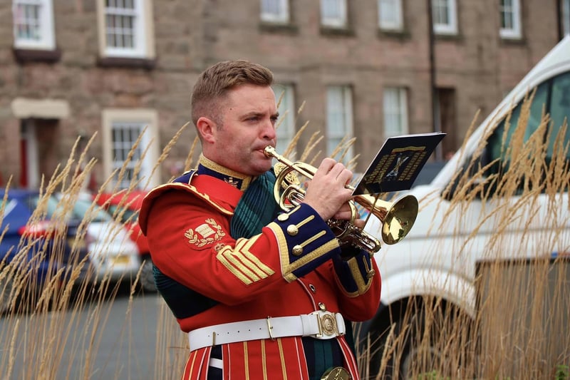 The Regiment exercised their Freedom of the Borough of Berwick-Upon-Tweed.