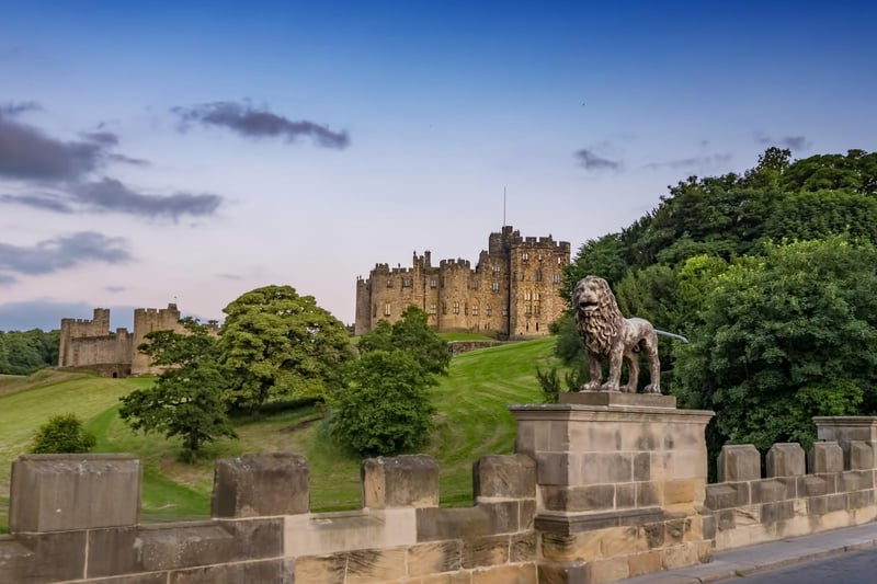 Alnwick Castle, which was used as Hogwarts in first two Harry Potter films, pictured from the Lion Bridge. The grounds of the castle only have been open since March 29 due to Covid restrictions, but from Monday, May 17, you will be able to access the state rooms. Admission tickets must be booked in advance at https://www.alnwickcastle.com/