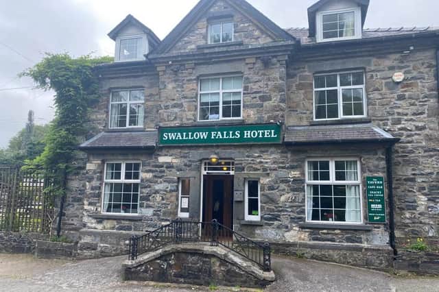 Swallow Falls Hotel in Snowdonia National Park.