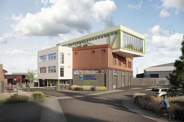 An artist's impression of the Energy Central Learning Hub.