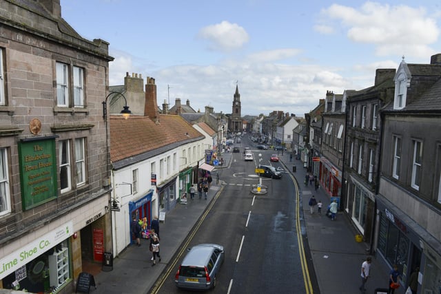 Berwick is sixth with a population of 13,170, a slight fall from 13,265 in 2011.