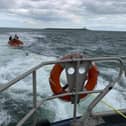 A lifeboat was called to the aid of a vessel with engine trouble.