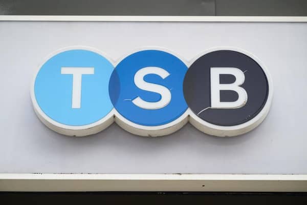TSB’s Amble and Bedlington branches are closing in May 2025 as part of plans to shutter 36 branches across the UK. (Photo by Leon Neal/Getty Images)