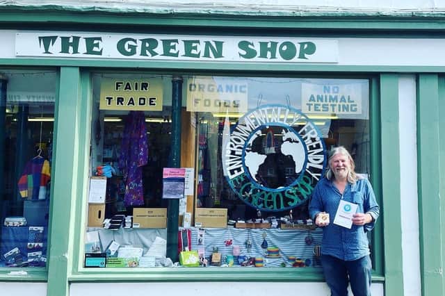 Plastic Free status has been awarded to The Green Shop in Berwick.