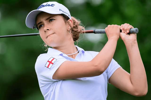 Charlotte Naughton of Ponteland Golf Club has been selected for the England Girls Squad. Picture: Leaderboard Photography