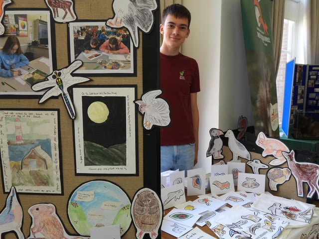 One of the stalls at the Community Fair.
