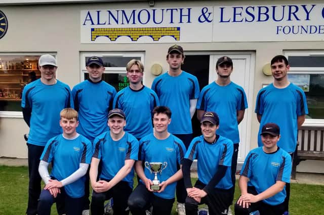 Alnmouth U19s, County Champions for 2021.
