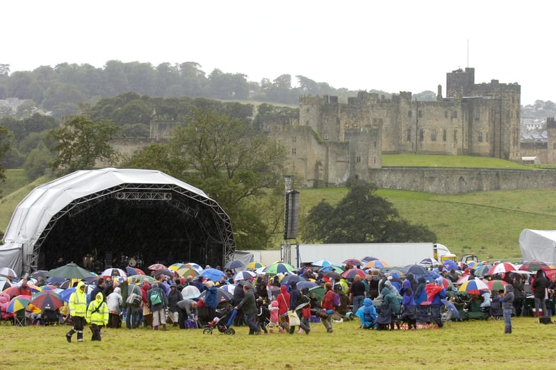 Alnwick Castle provided the perfect backdrop for the Magic of the 80s concert on Saturday, July 21, 2007.