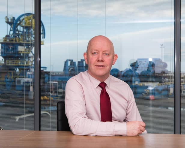 Martin Lawlor, Chief Executive of Port of Blyth.