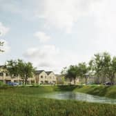 A CGI of the proposed Lifetime Neighbourhood in Amble.