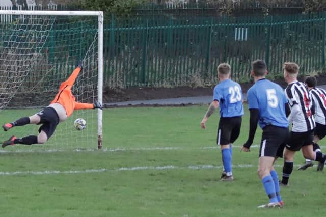 Hazelrigg Victory score the only goal of the game to beat Amble in the Northern Alliance Division 3.