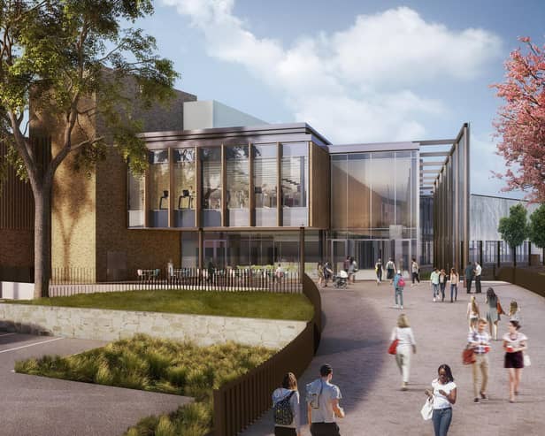 The leisure centre will feature a six-lane swimming pool with a spectator gallery, a learner pool, spa facilities, a four-court sports hall, a new gym and functional training offer, a dedicated cycling studio, two fitness studios, a cafe area and soft play.