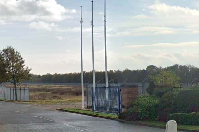 The empty site is opposite Northumbria Healthcare NHS Foundation Trust's manufacturing facility.