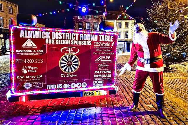 Alnwick District Round Table are among the organisations putting on a Santa sleigh tour.
