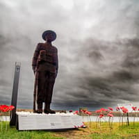 Remembrance soldier created by Alnwick metalworker goes on display at Northumberland beauty spot