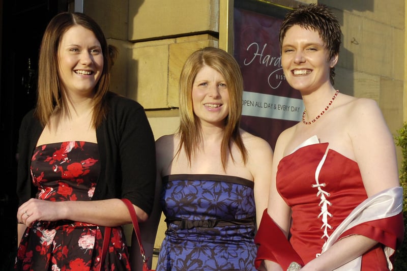 Coquet High School staff ready for the Year 11 prom at the White Swan Hotel, Alnwick, in 2008.