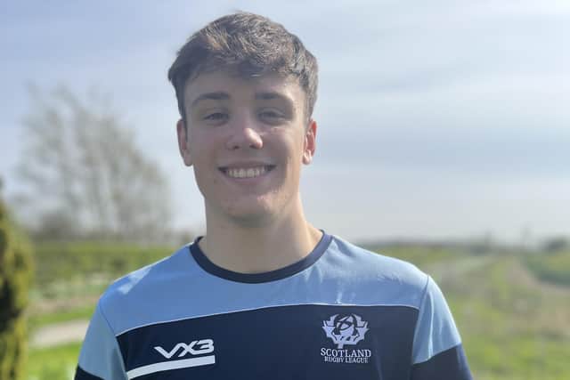 Cameron Cullen has been selected for the Scottish rugby league U18 squad. Picture: Cameron Cullen