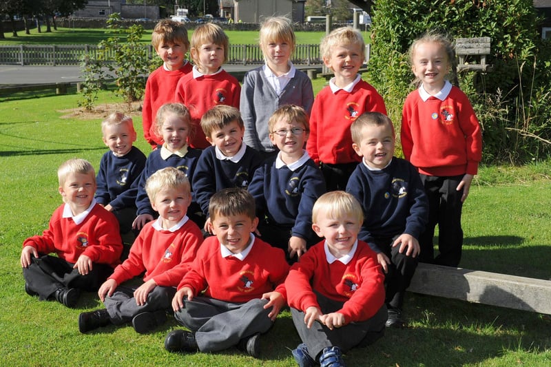 Seahouses First School new starters in 2012.