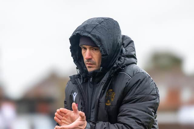 Ashington manager Marc Ellison. Picture: Ian Brodie