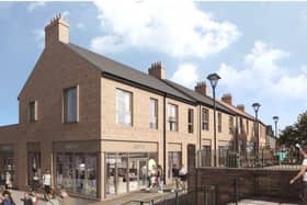 A CGI of what the current phase of the redevelopment, which is currently under construction, will look like. (Photo by Advance Northumberland)