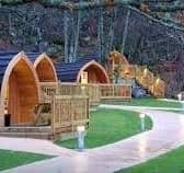 Glamping lodges are proposed.