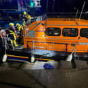 The Seahouses lifeboat received a late night call to assist an ambulance. Picture: Seahouses RNLI/Bob Pritchard.