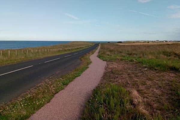 Puffin Way, the footpath linking Bamburgh and Seahouses.